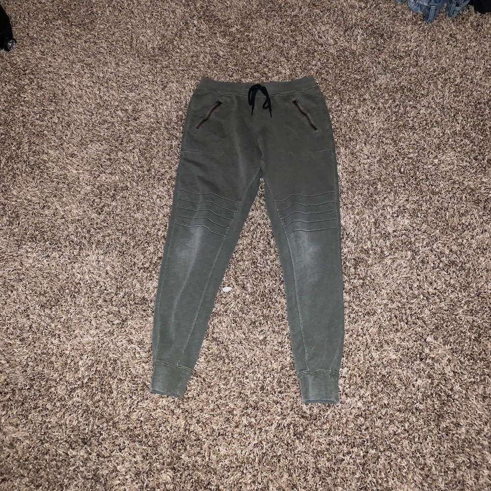 Abercrombie and Fitch olive green sweatpants